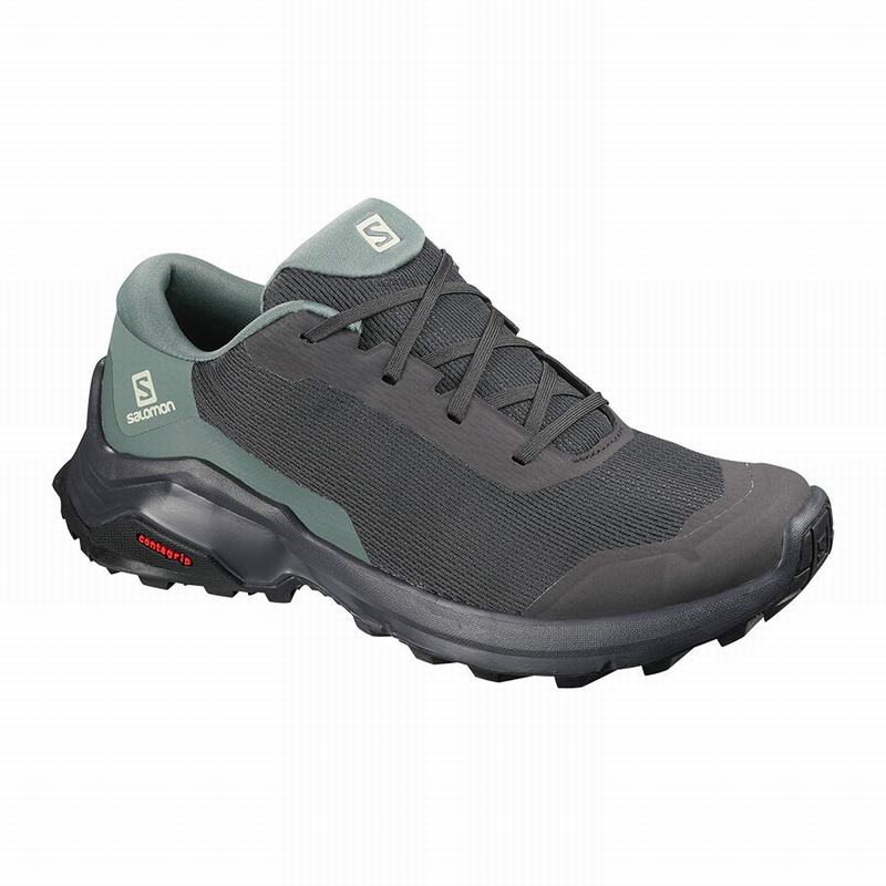 Zapatillas Trekking Salomon Mujer Gris Oscuro / Verde - Salomon Argentina X REVEAL ,382651-XQD